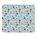 Kawaii Japanese Sushi Pattern Print Mouse Pad