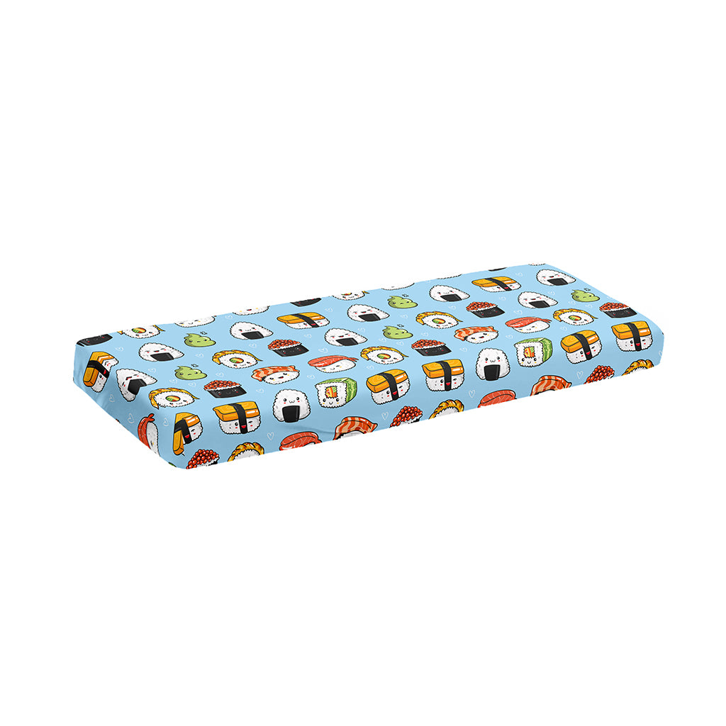Kawaii Japanese Sushi Pattern Print Piano Keyboard Cover