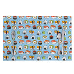 Kawaii Japanese Sushi Pattern Print Placemat
