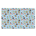 Kawaii Japanese Sushi Pattern Print Polyester Doormat