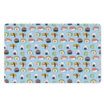 Kawaii Japanese Sushi Pattern Print Polyester Doormat