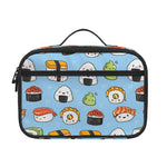 Kawaii Japanese Sushi Pattern Print Portable Lunch Bag