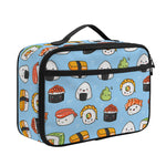 Kawaii Japanese Sushi Pattern Print Portable Lunch Bag