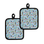 Kawaii Japanese Sushi Pattern Print Pot Holders
