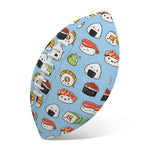 Kawaii Japanese Sushi Pattern Print Rugby Ball