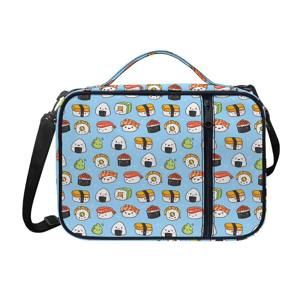 Kawaii Japanese Sushi Pattern Print Shoulder Strap Bible Bag