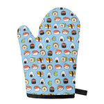 Kawaii Japanese Sushi Pattern Print Single Oven Mitt