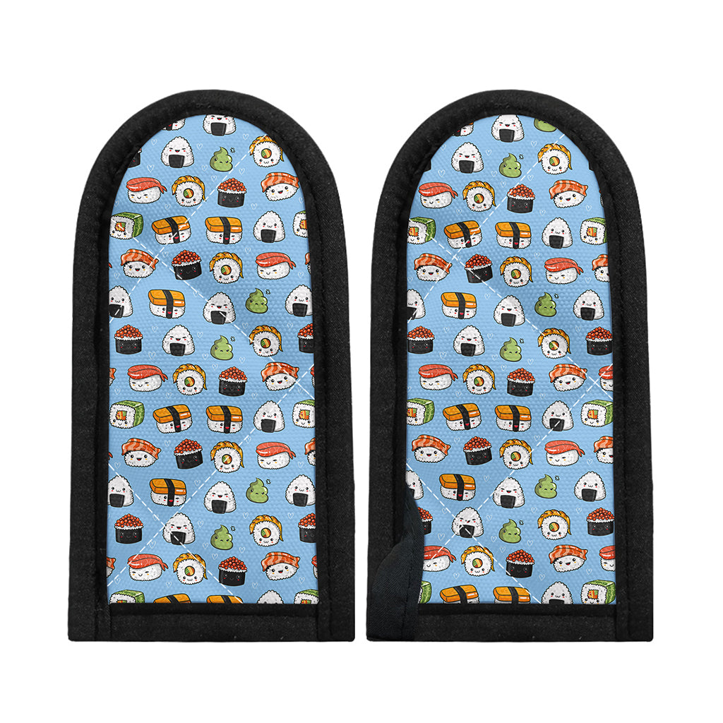 Kawaii Japanese Sushi Pattern Print Skillet Handle Cover