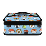Kawaii Japanese Sushi Pattern Print Small Lunch Bag