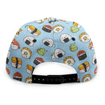 Kawaii Japanese Sushi Pattern Print Snapback Cap