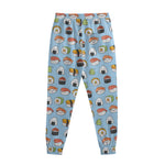 Kawaii Japanese Sushi Pattern Print Sweatpants