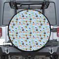 Kawaii Japanese Sushi Pattern Print Tire Cover