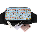 Kawaii Japanese Sushi Pattern Print Waist Bag