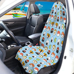 Kawaii Japanese Sushi Pattern Print Waterproof Car Seat Cover