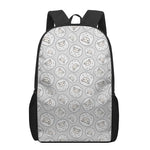 Kawaii Sheep Pattern Print 17 Inch Backpack