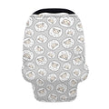 Kawaii Sheep Pattern Print Baby Seat Cover