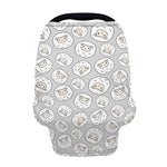Kawaii Sheep Pattern Print Baby Seat Cover
