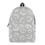 Kawaii Sheep Pattern Print Backpack