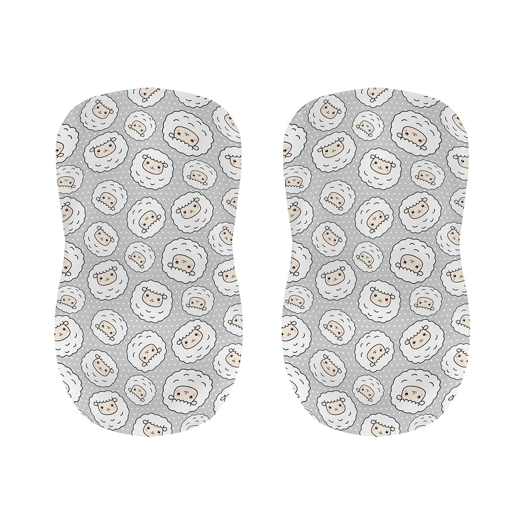 Kawaii Sheep Pattern Print Bar Stool Covers