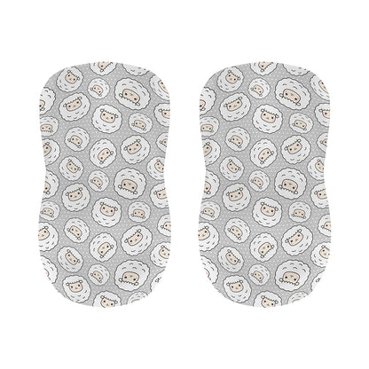 Kawaii Sheep Pattern Print Bar Stool Covers