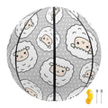 Kawaii Sheep Pattern Print Basketball