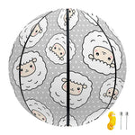 Kawaii Sheep Pattern Print Basketball