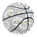 Kawaii Sheep Pattern Print Basketball