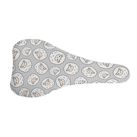 Kawaii Sheep Pattern Print Bicycle Seat Cover