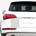 Kawaii Sheep Pattern Print Car Sticker