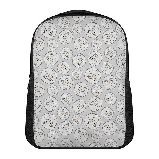 Kawaii Sheep Pattern Print Casual Backpack