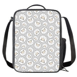 Kawaii Sheep Pattern Print Crossbody Lunch Bag