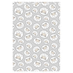 Kawaii Sheep Pattern Print Curtain