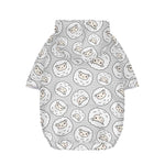 Kawaii Sheep Pattern Print Dog Zip Up Hoodie