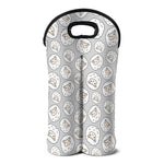 Kawaii Sheep Pattern Print Double Neoprene Wine Tote