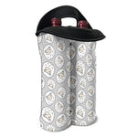 Kawaii Sheep Pattern Print Double Neoprene Wine Tote