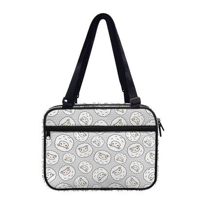 Kawaii Sheep Pattern Print Double Strap Bible Bag