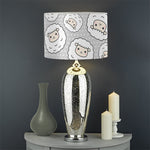 Kawaii Sheep Pattern Print Drum Lamp Shade