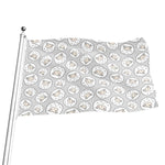 Kawaii Sheep Pattern Print Flag