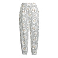 Kawaii Sheep Pattern Print Fleece Lined Knit Pants