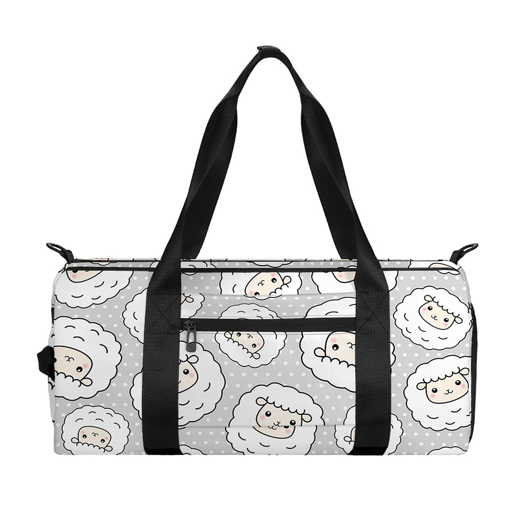 Kawaii Sheep Pattern Print Gym Bag