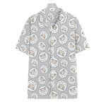 Kawaii Sheep Pattern Print Hawaiian Shirt