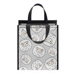 Kawaii Sheep Pattern Print Insulated Lunch Tote