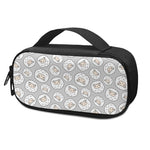 Kawaii Sheep Pattern Print Insulin Cooler Travel Case