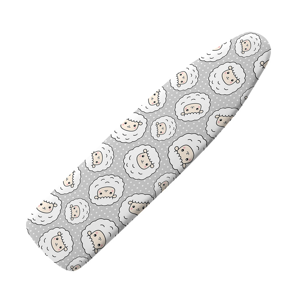 Kawaii Sheep Pattern Print Ironing Board Cover
