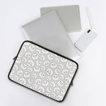 Kawaii Sheep Pattern Print Laptop Sleeve