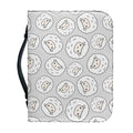 Kawaii Sheep Pattern Print Leather Bible Cover