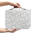 Kawaii Sheep Pattern Print Leather Bible Cover