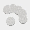 Kawaii Sheep Pattern Print Leather Coaster Set