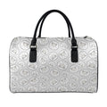 Kawaii Sheep Pattern Print Leather Duffel Bag