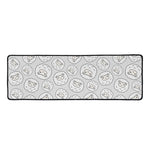 Kawaii Sheep Pattern Print Long Kitchen Mat